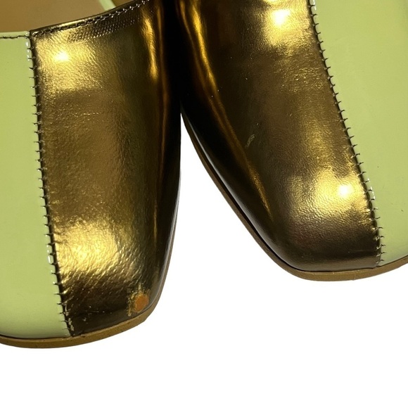 John Fluevog Tasty Vogs Lucienne Two-Tone Mod Pump Women Size 8.5 - Picture 9 of 12